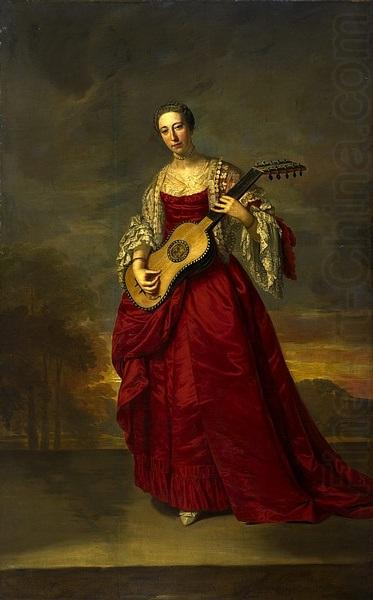 Adolf Von Meckel Portrait of Caroline Darcy china oil painting image